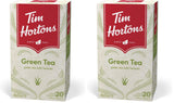 Tim Hortons Green Tea Bags, 20 Count (Pack of 2)
