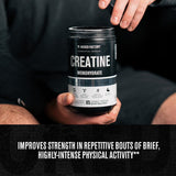 Jacked Factory Creatine Monohydrate Powder - Canadian-Owned Informed Choice Certified Supplement for Increased Muscle Mass*, Improved Strength, Power, & Performance** - 85 Servings, Arctic White