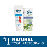 Tom's of Maine Natural Children's Fluoride-Free Toothpaste, Silly Strawberry, 90 ml, 3-Pack, Amazon Exclusive