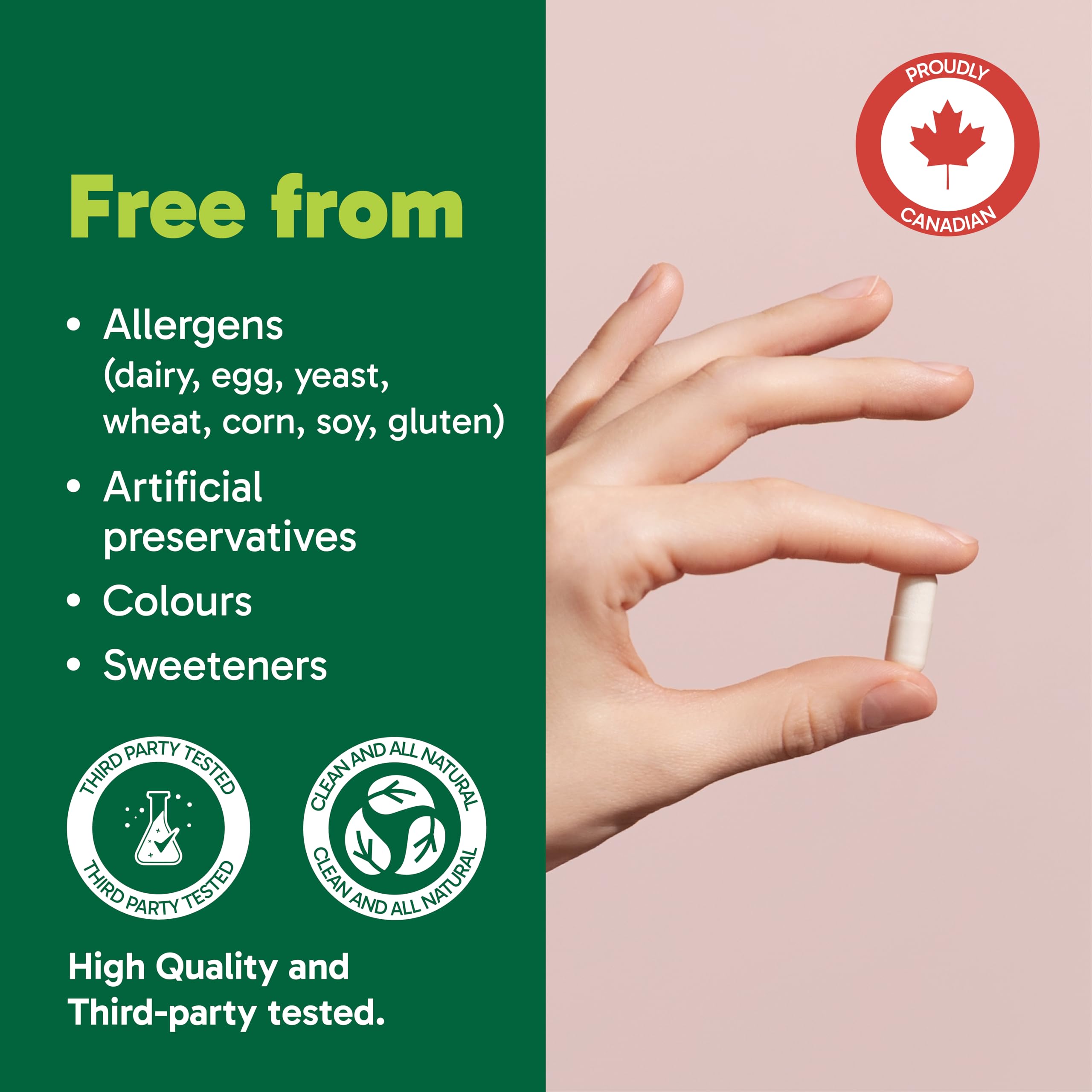 Organika Canadian-Made NAD+ Booster - NRC - for Energy Metabolism, Healthy Aging, Vitamin B3, and Cellular Health - 60vcaps, 60 Day Supply