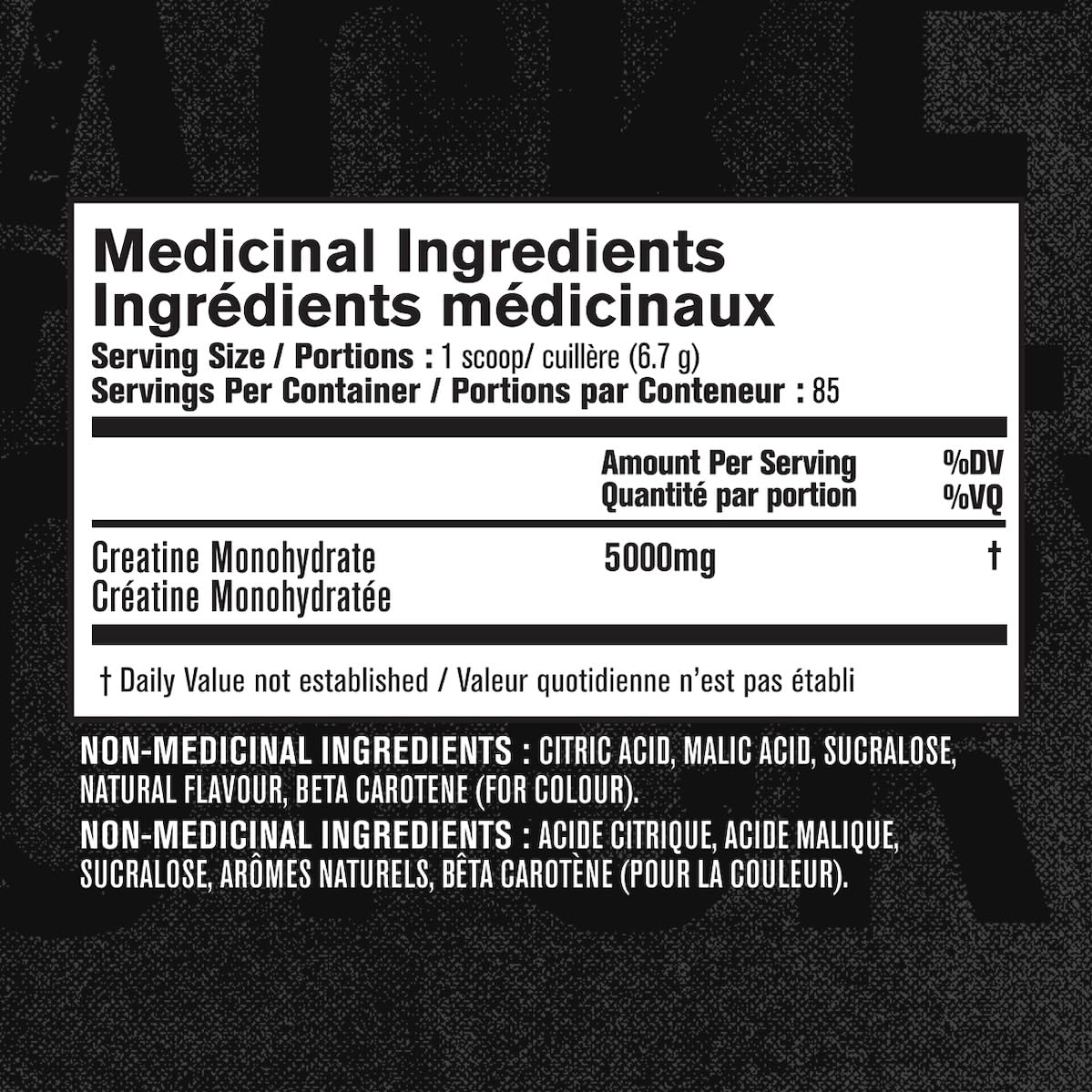 Jacked Factory Creatine Monohydrate Powder 569.5g - Canadian-Owned Informed Choice Certified Supplement for Increased Muscle Mass, Improved Strength, Power, and Performance* - 85 Servings, Peach Mango