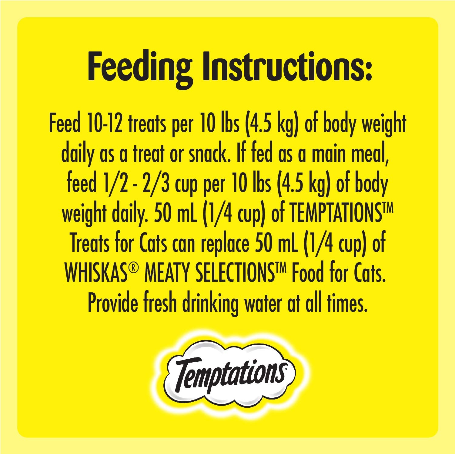 TEMPTATIONS Cat Treats, Tasty Chicken Flavour, 350g (Pack of 2)