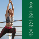 Organika Canadian-Made Certified Organic Spirulina Powder- Superfood, 3rd Party Tested, Pristine Sourcing, Vegan- 300g