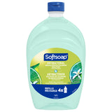 Softsoap Antibacterial Liquid Hand Soap with New Easy Pour Spout, Kitchen and Bathroom Hand Soap, Fresh Citrus Scent, 1.47 L Refill