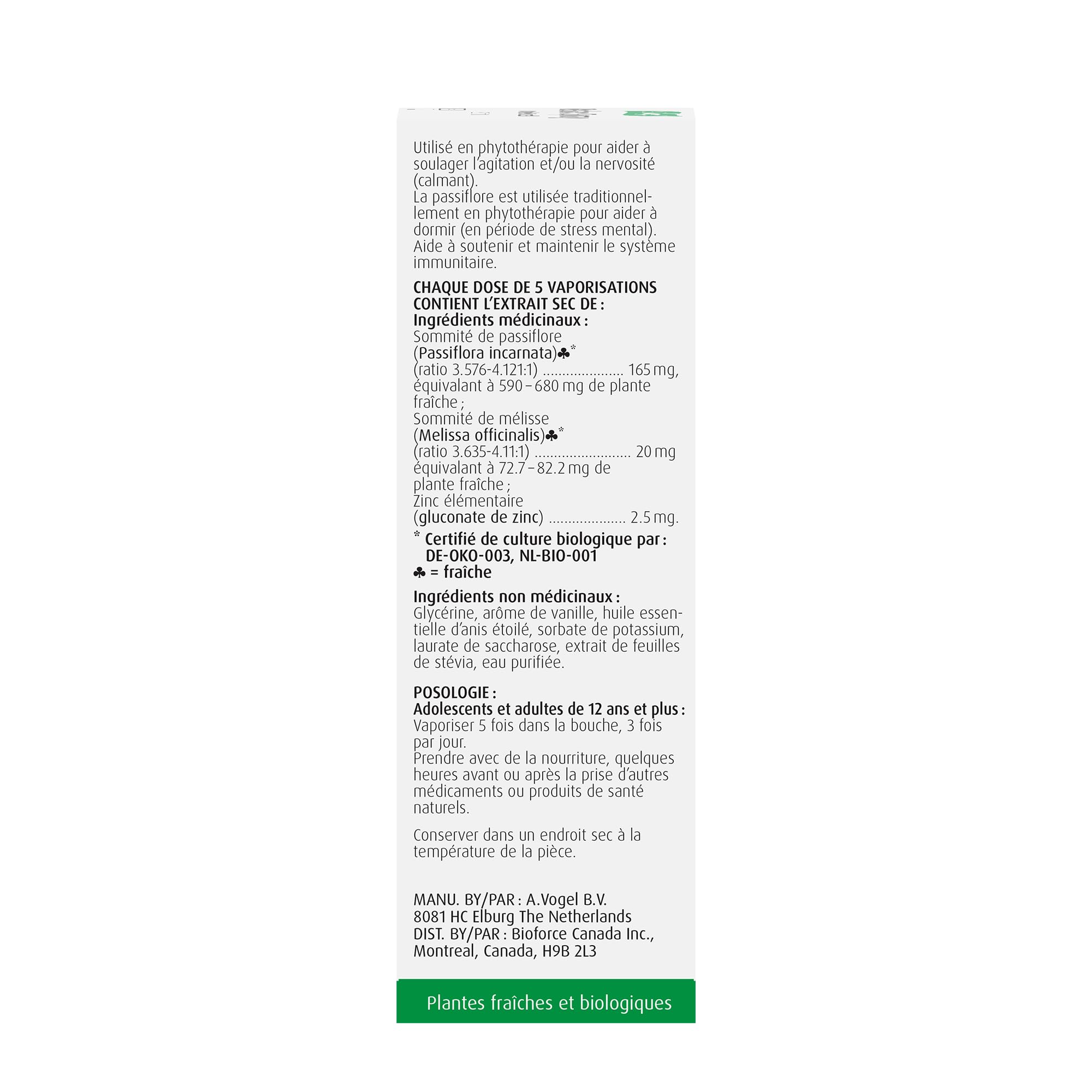 A.Vogel Relax Oral Spray - Stress Relief Supplement - Sleep Aid During Times of Mental stress - Extracts of Passion Flower, Lemon Balm and Zinc - Gluten-Free, Lactose-Free and Vegan - 20ml