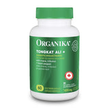 Organika Canadian-Made Tongkat Ali 400mg Serving- with Maca, Tribulus and Black Pepper - Supports Virility for Men's Health - Potent Multi-Ingredient Blend - 60vcaps