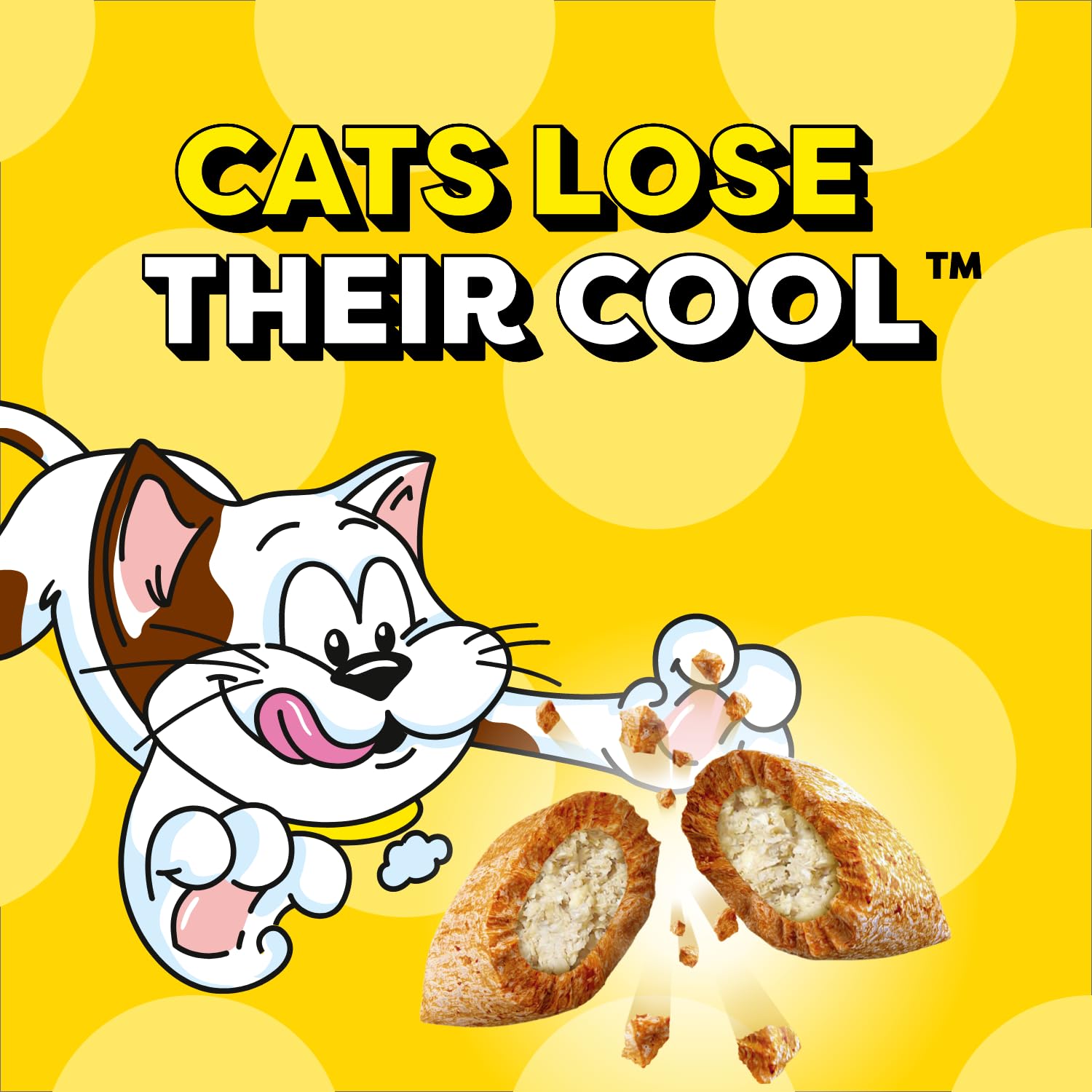 TEMPTATIONS Adult Cat Treats Tasty Chicken Flavour, 850g Tub (Pack of 2)