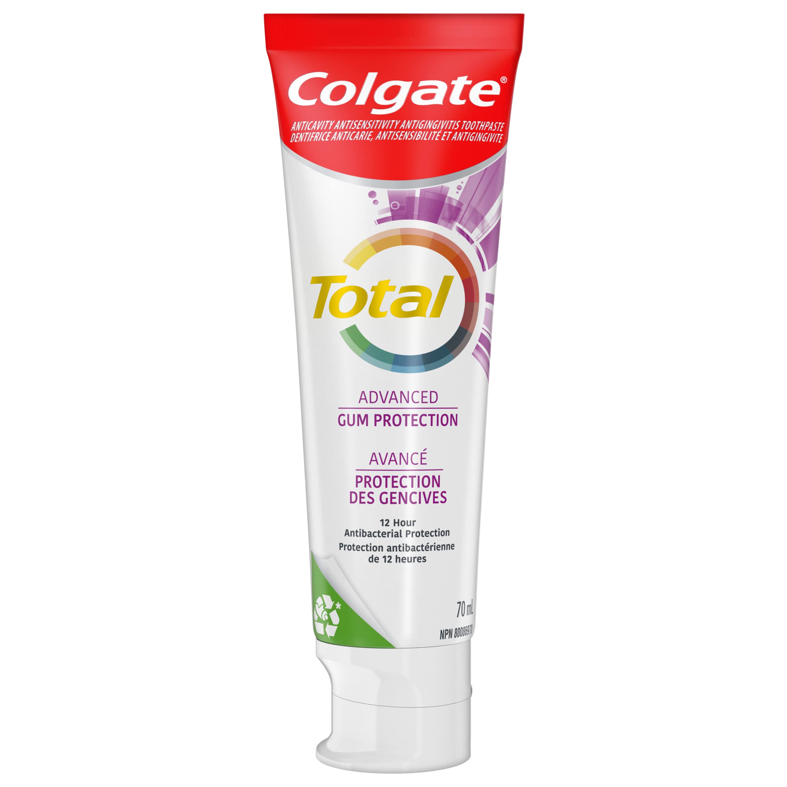 Total Advanced Gum Health Protection Toothpaste 70mL (Pack of 3)