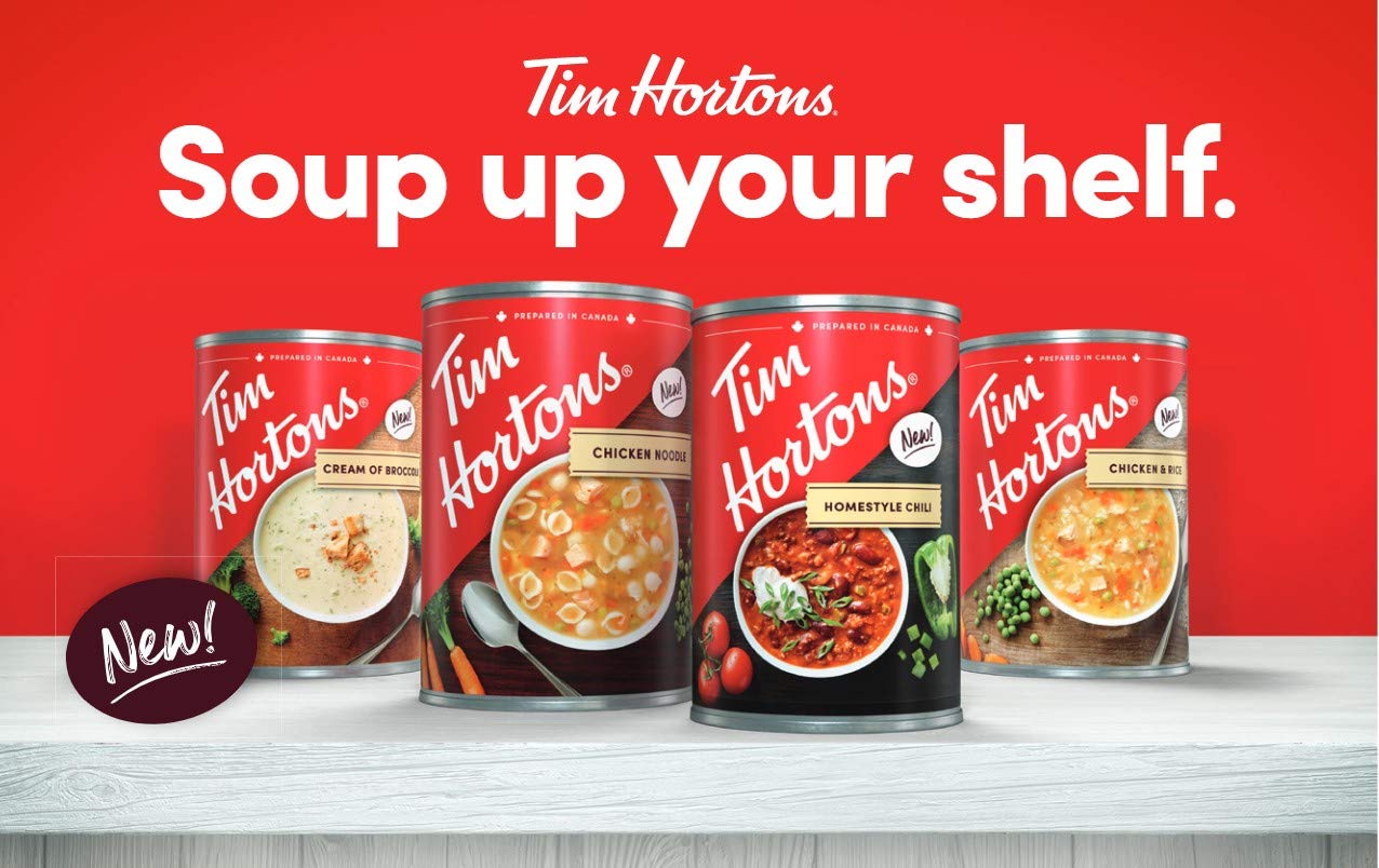 Tim Hortons Chicken Noodle Soup, Ready-to-Serve, 540mL Can