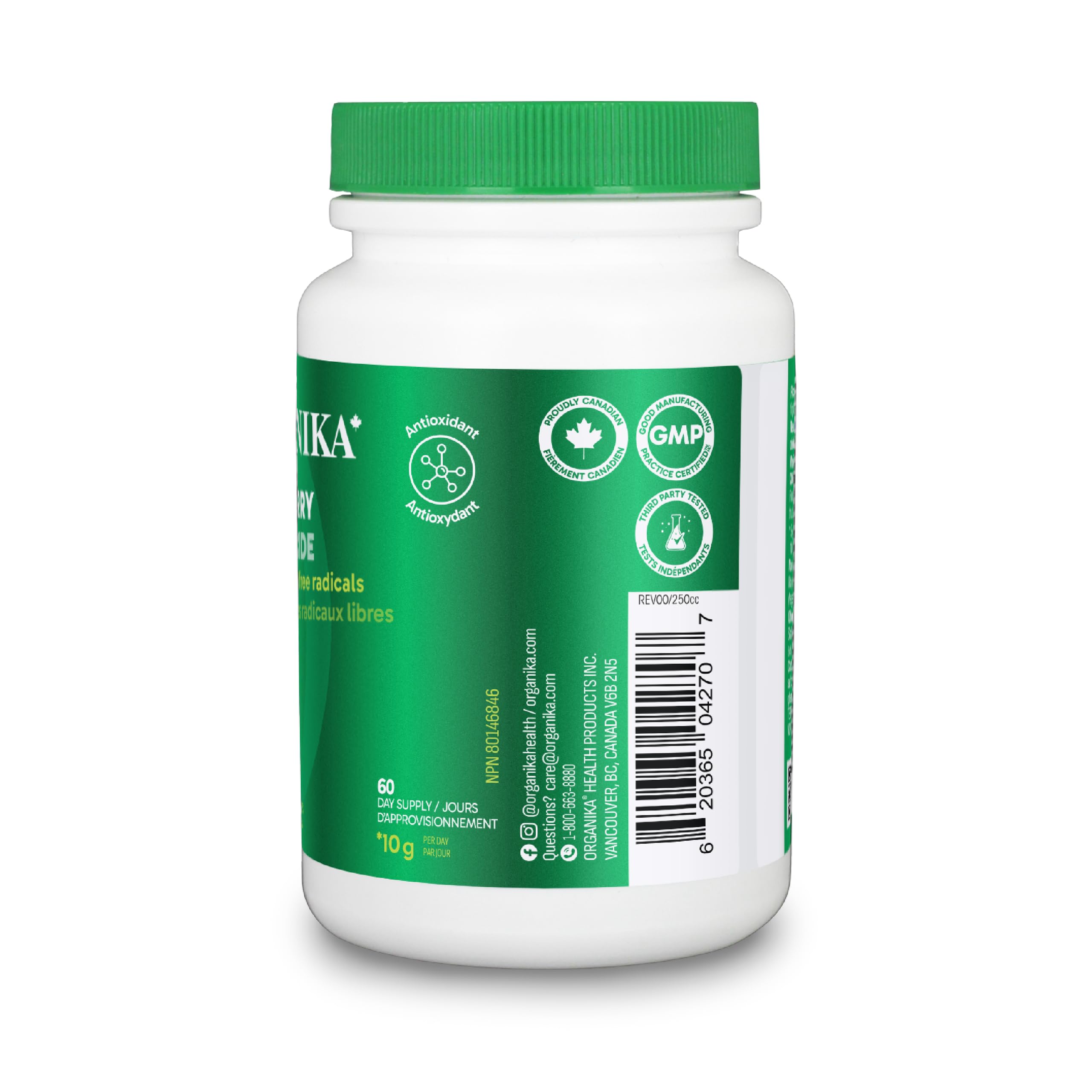 Organika Tart Cherry Capsules- High Potency 10:1 Extract – 10,000 mg Equivalent Per Day – Antioxidant Support for Free Radical Protection – Sugar-Free Alternative to Tart Cherry Juice – 120vcaps