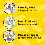 Temptations Creamy Puree Adult Lickable Cat Treats with Chicken & Salmon & Tuna Variety Pack, 24 Pouches, 288g (Pack of 2)