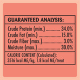 TEMPTATIONS Meaty Bites Cat Treats Adult, Salmon Flavour, 42.5g Pouch (7 Pack)