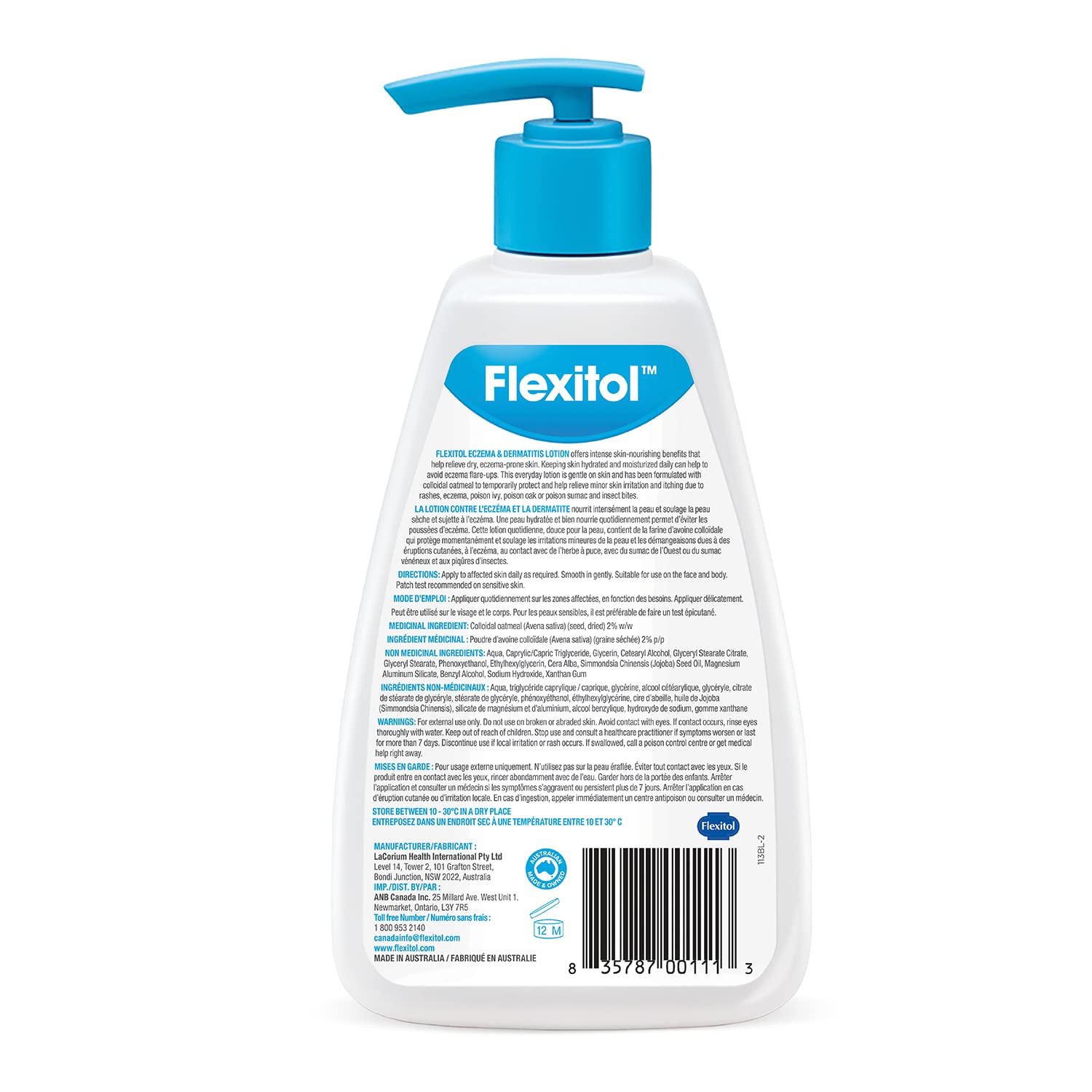 Flexitol Eczema & Dermatitis Lotion – Best Moisturizer for Itchy Skin & Relief, Treatment (250ml)