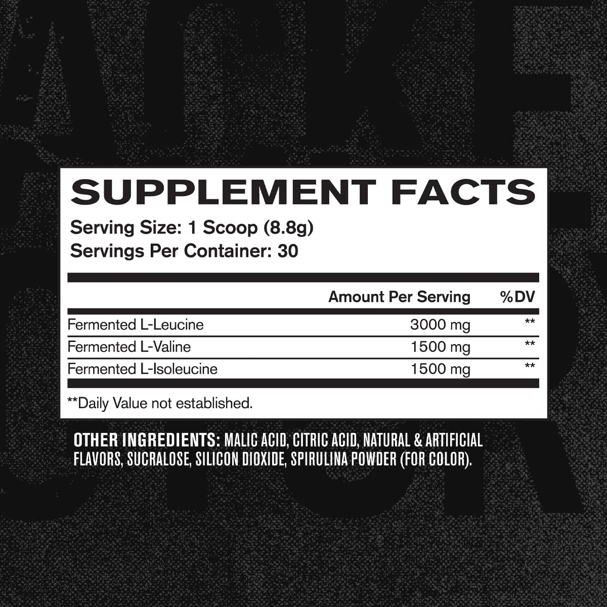 BCAA Powder (Fermented) - 6g Branched Chain Amino Acids Supplement for Enhanced Recovery, Reduced Fatigue, Increased Strength, and Muscle Growth - 30 Servings, Fruit Punch