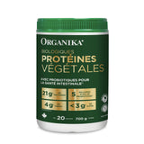 Organika Organic Plant Protein Powder Unflavoured with Prebiotics & Probiotics – 21g Protein,4g Fibre,5 Billion CFU – Supports Digestion,Energy – Low Sugar,Non-GMO– 694g