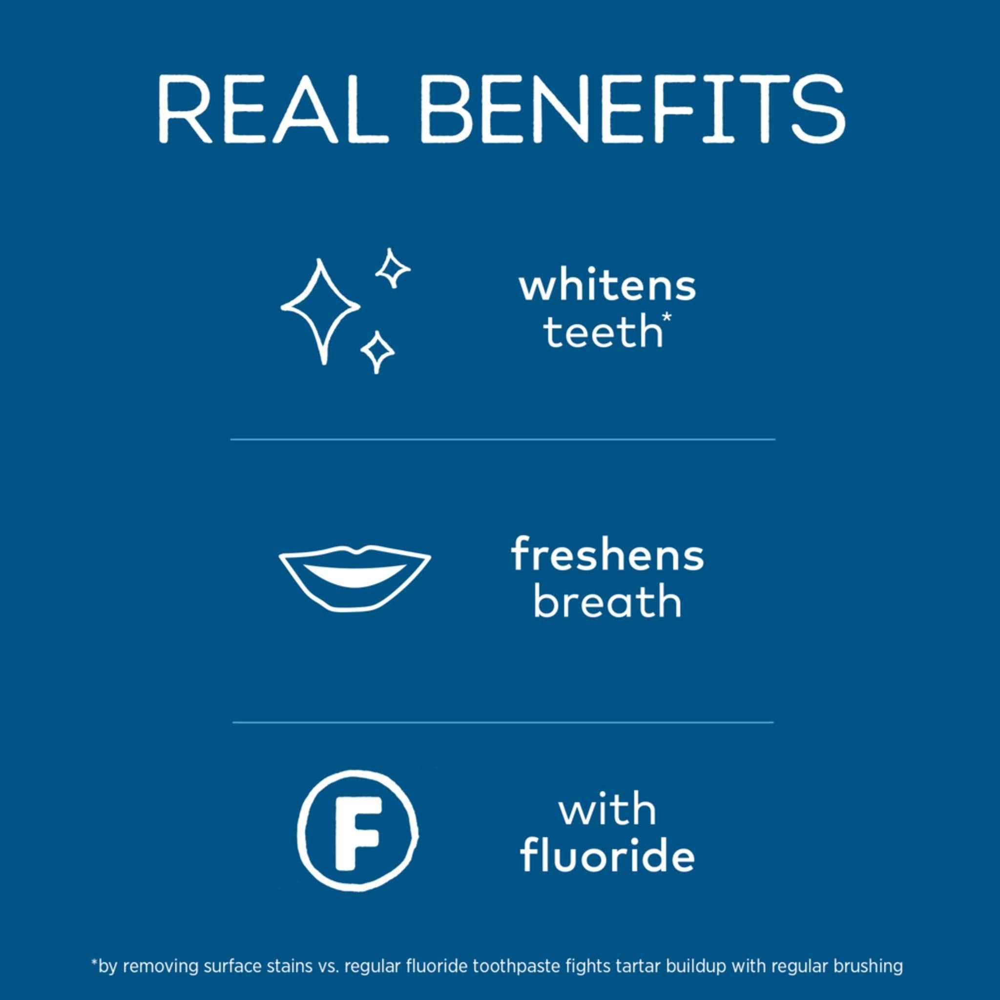Tom's of Maine Whole Care Fluoride Natural Toothpaste, Peppermint, 85 mL, Wholecare Fluoride, 3 pack , Amazon Exclusive