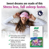 A.Vogel Relax Tablets - Sleep Aid and Mental Stress Relief - Extracts of Passion Flower, Lemon Balm and Valerian - Gluten-Free, Lactose-Free and Vegan - 60 Tablets