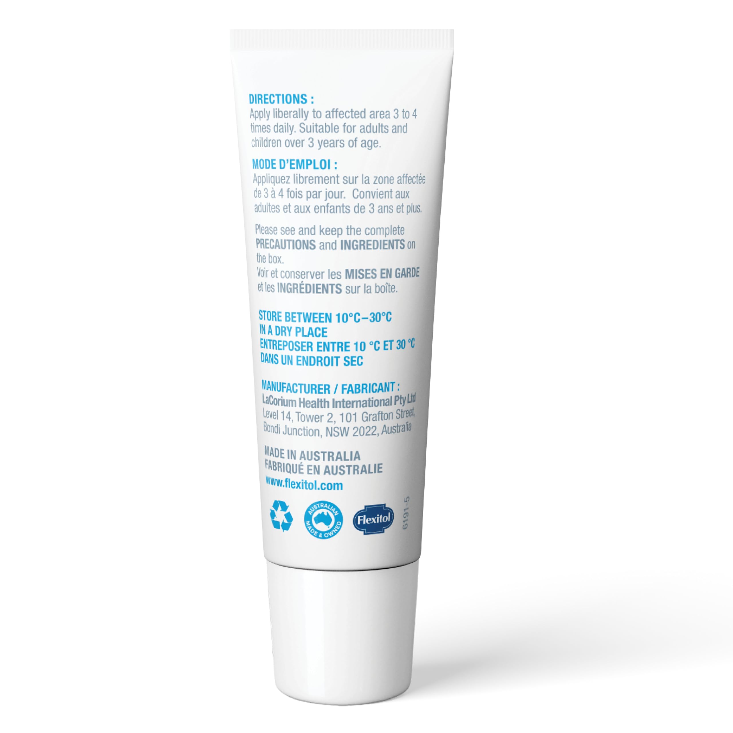 Flexitol Lip Balm - Best Balm for Dry, Chapped Lips in Canada, Hydrates and Heals Cracked Lips, Dermatologist-Recommended Moisturiser for Dry Lips (10g)
