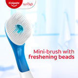 Colgate MaxFresh Wisp Disposable Toothbrushes, Mini Travel Toothbrushes with Soft Bristles for On-the-Go Single Use, Peppermint, 24 Count