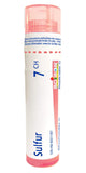 Boiron Sulfur 7ch,Homeopathic medicine. Each tube contains 4 g (approximately 80 pellets)
