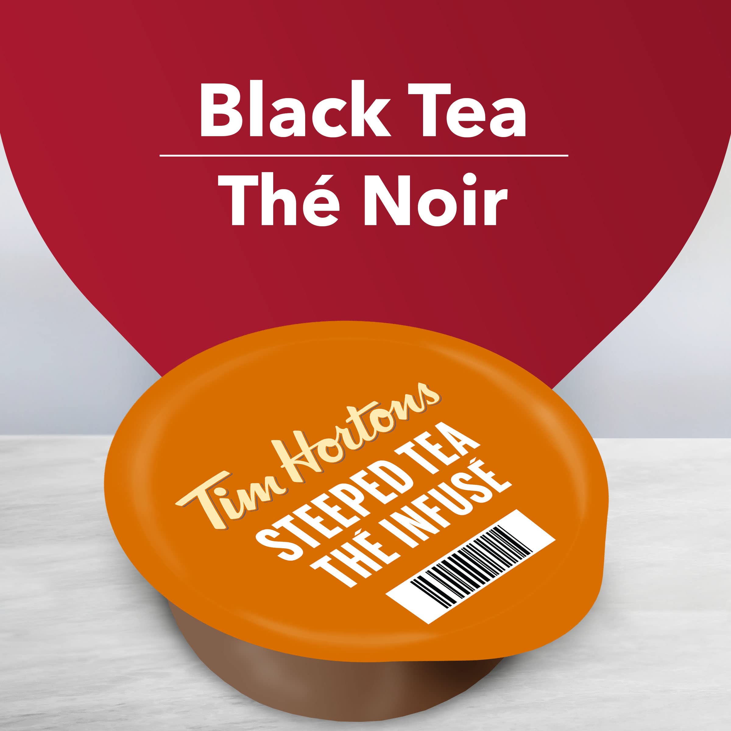 Tim Hortons Steeped Orange Pekoe Tea, Single Serve Tassimo Pods, 14 Count