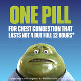 Mucinex, Chest Congestion, 12 Hour Extended-Release Bi-Layer Tablets, Expectorant, 600 mg, 20 Count