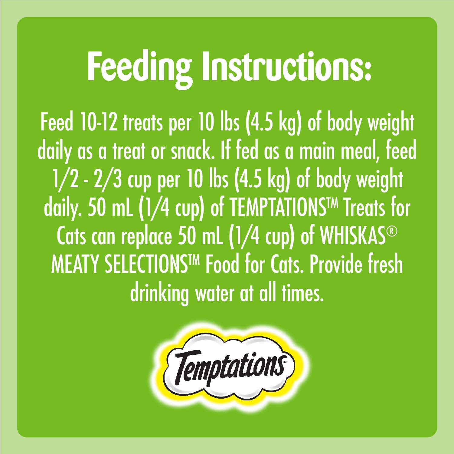 TEMPTATIONS Mix-Ups Cat Treats, Catnip (Chicken, Catnip & Cheddar Flavour), 454g Tub (Pack of 2)