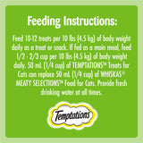 TEMPTATIONS Mix-Ups Cat Treats, Catnip (Chicken, Catnip & Cheddar Flavour), 454g Tub (Pack of 2)