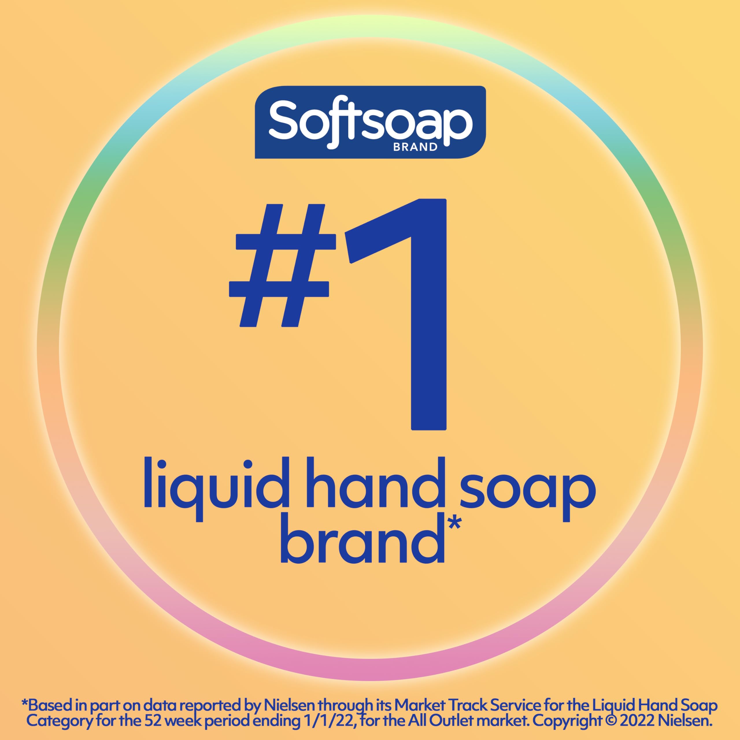 Softsoap Antibacterial Liquid Hand Soap Refill - Milk and Golden Honey 1.47 Liters - Moisturizing Hand Wash, Savon a Main, Dermatologically Tested, for Soft Smooth Skin (Packaging may vary)