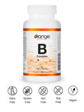 Orange Naturals - B-Complex with L-Theanine, 45 Capsules 45-Day Supply - Coenzyme B Complex Vitamins Supplement - Full Spectrum of B Vitamin - Improve Energy, Sleep and Promote Mental Relaxation