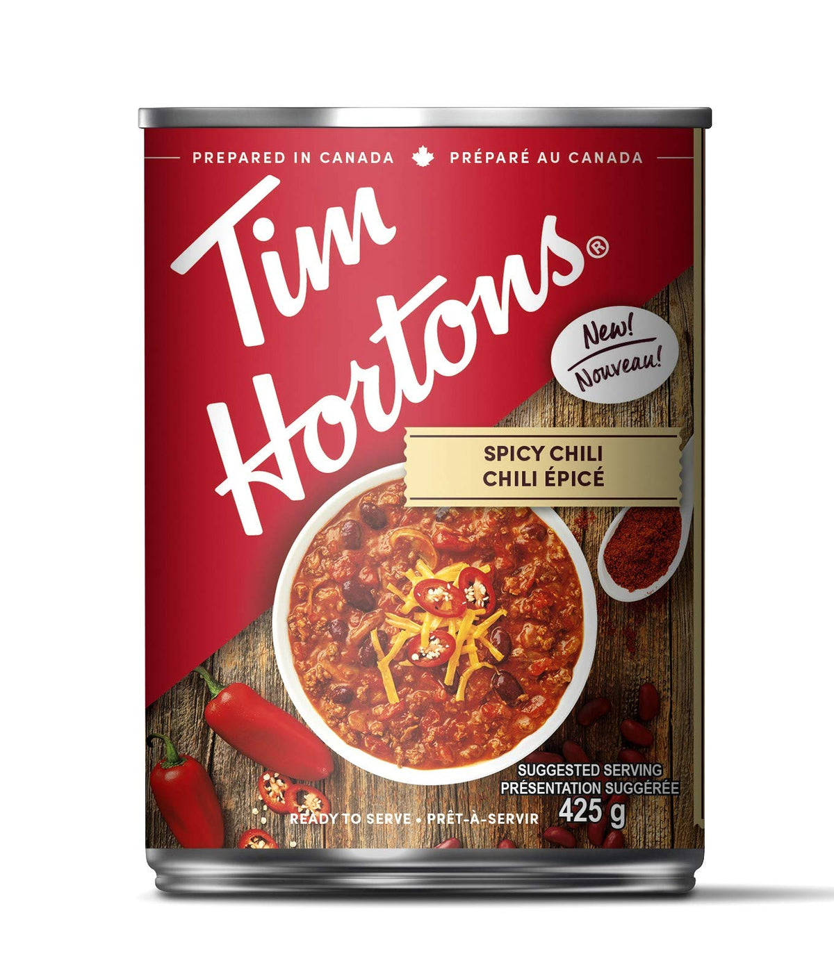 Tim Hortons Spicy Chili, 425 g (Pack of 1)