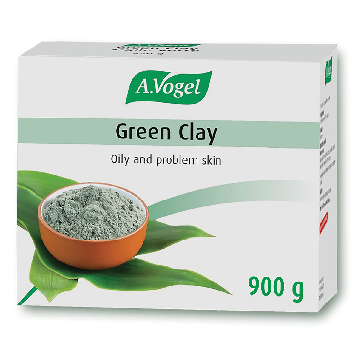 A.Vogel Green Clay for Oily Skin and Problem Skin Used for beauty clay mask, mud bath, body wrap, poultice and compress 960 G