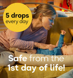 BioGaia Probiotic Baby Drops 5mL (125 Drops) for infant colic relief, newborns and babies