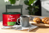 Tim Hortons Decaf, Fine Grind Coffee, Medium Roast, 640g Can