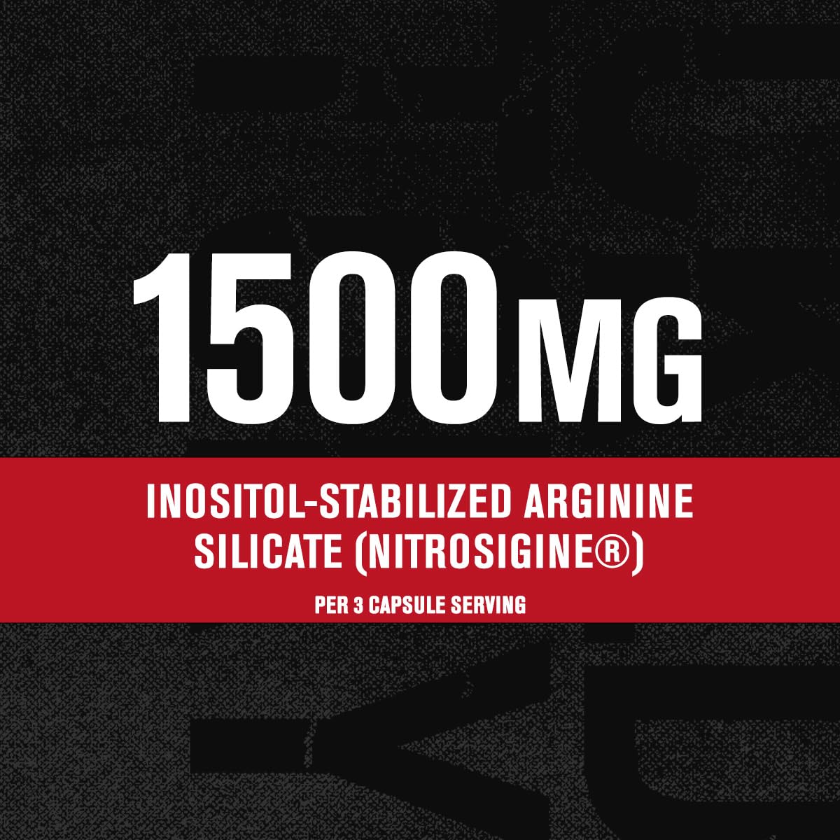 Jacked Factory L-Arginine Nitrosigine 1500mg - Patented Bonded Essentials L Arginine Silicate, Nitric Oxide Supplement for Muscle Growth, Pumps, Vascularity, and Energy - 90 Count