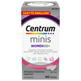 Centrum Women 50 Plus Multivitamins/Minerals Supplement for Women 50+, 160 Mini Tablets