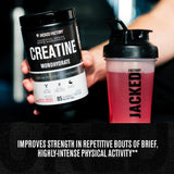 Jacked Factory Creatine Monohydrate Powder 586.5g - Canadian-Owned Informed Choice Certified Supplement for Increased Muscle Mass, Improved Strength, and Performance* - 85 Servings, Cherry Limeade