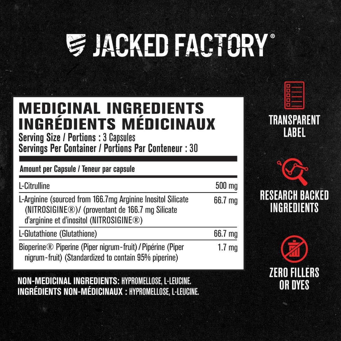 Nitric Oxide Supplement N.O. XT with Nitrosigine L Arginine & L Citrulline for Muscle Growth, Pumps, Vascularity, & Energy - 90 Count