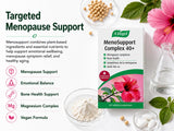 A.Vogel MenoSupport 40+ Menopause Supplement for Hot Flashes & Night Sweats - Soy Isoflavones, Magnesium and Red-Sorrel Extract - 60 Tablets, 1-Month Supply
