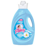 Fleecy Fresh Air Fabric Softener - Long-Lasting Freshness, Fade Control, Easy to Use Liquid Fabric Softener for Extra Soft Care & Soft as a Mother's Touch - Natural Ingredients 110 Loads, 2.6 Liter