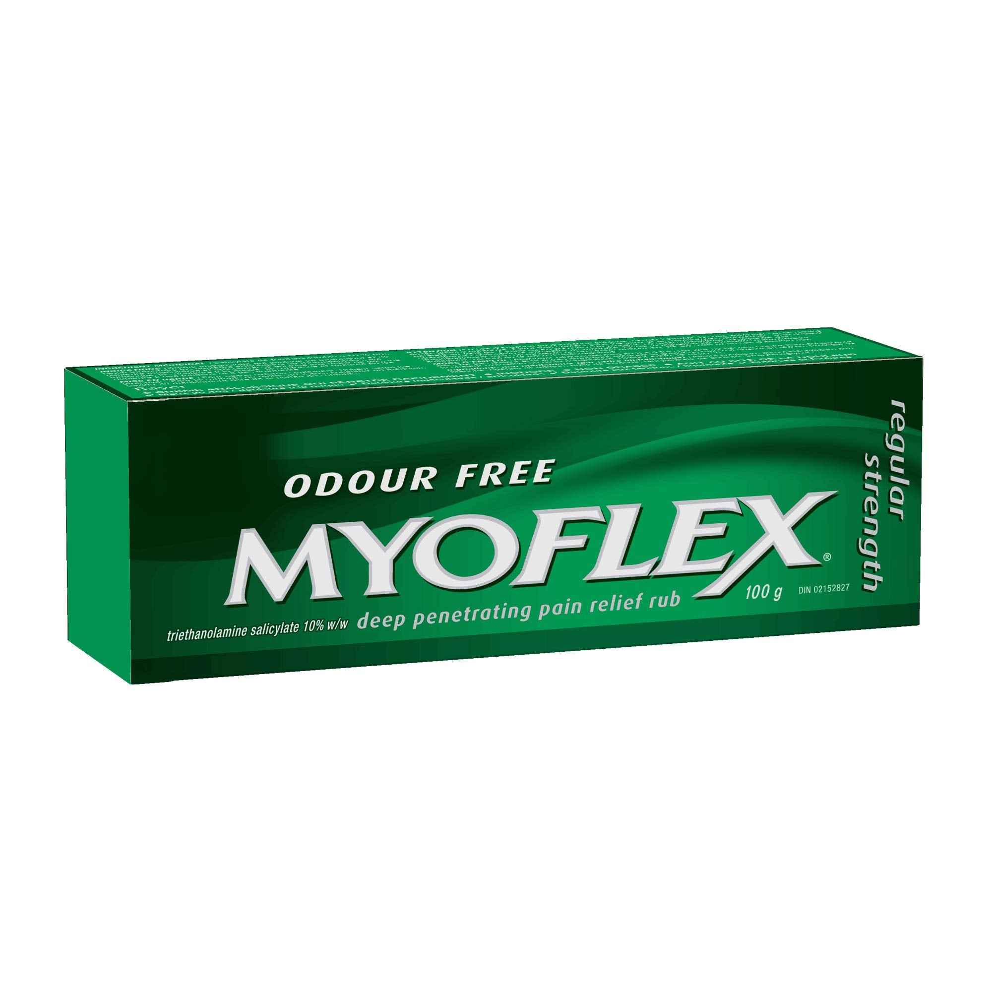 Myoflex Pain Relief Rub | Odourless | Provides Deep Penetrating Relief of Muscle Soreness & Joint Pain | Menthol Free | Stain Free | Non-Greasy | Great For Ages 2+ | 100 grams (Regular Strength)