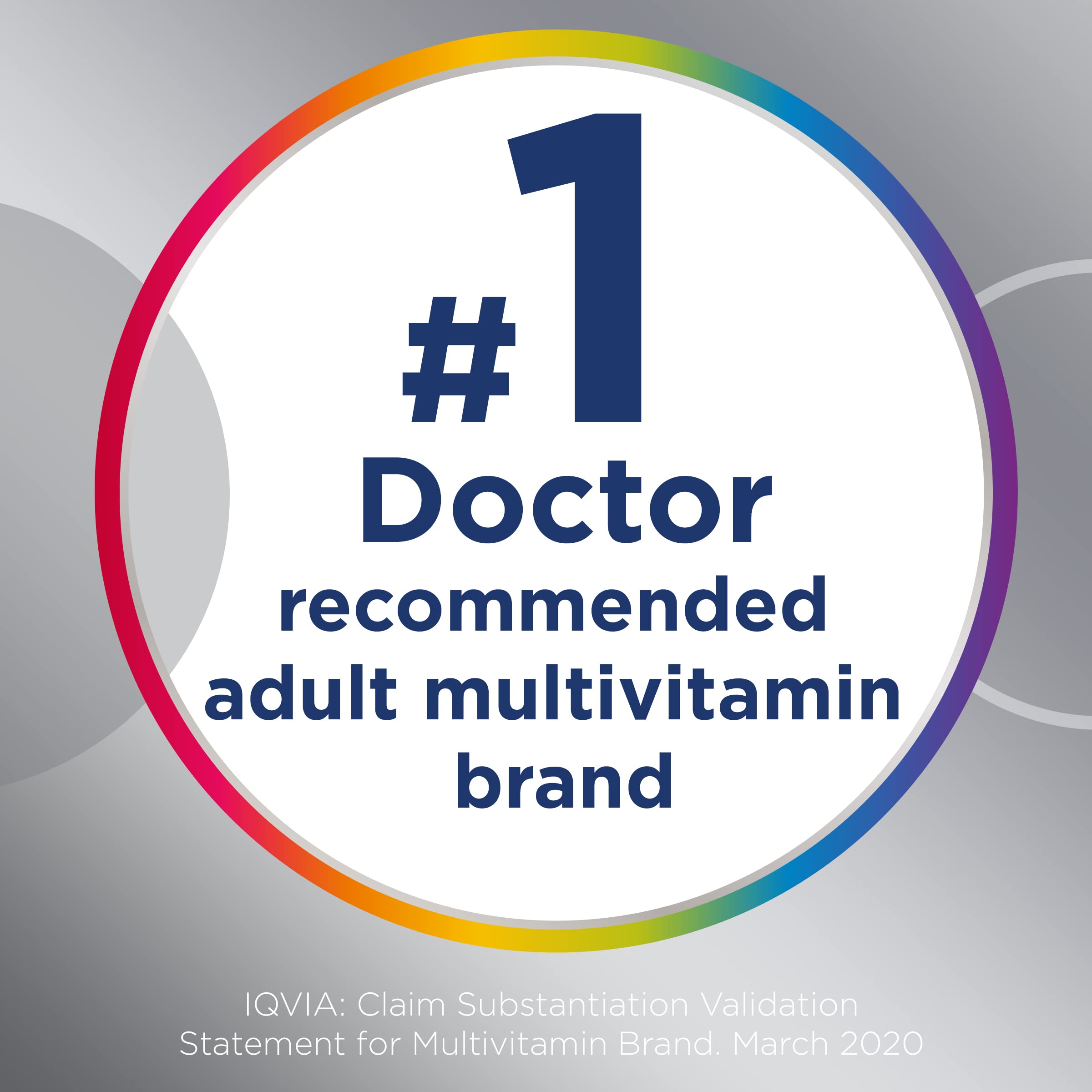 Centrum Adult Select Essentials Mulitvitamins/Minerals Supplement for Men & Women 50 Plus, 100 Tablets