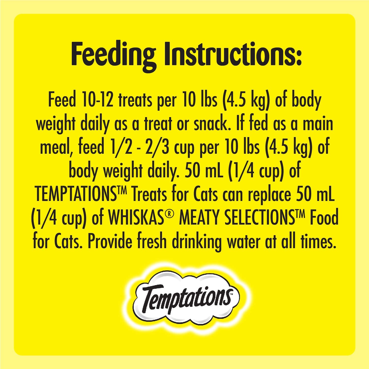 TEMPTATIONS Cat Treats, Tasty Chicken Flavour, 454g Tub (Pack of 2)