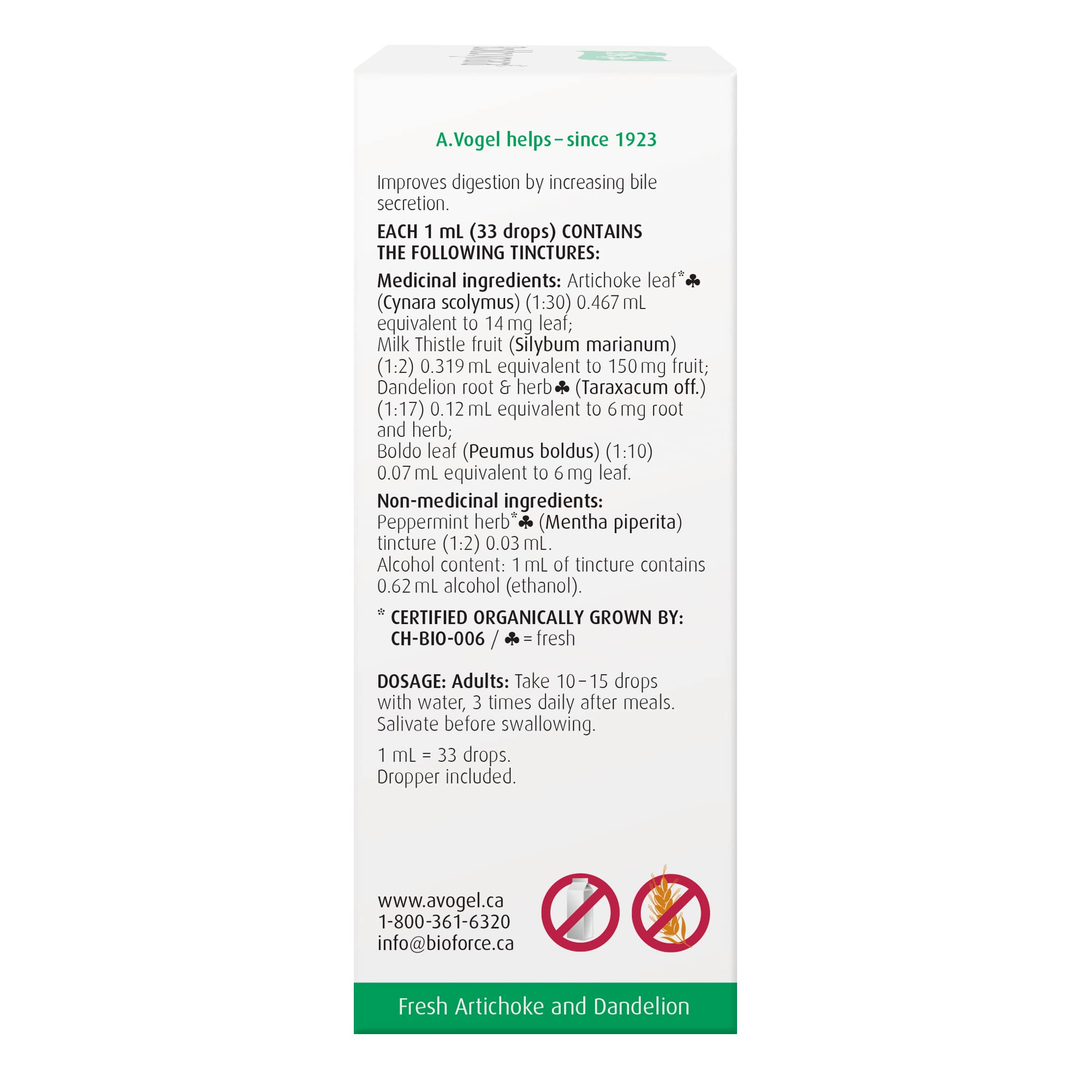 A.Vogel Boldocynara Liver Detox Cleanse - Digestion Supplement for Liver Health - Supports Fat Digestion - Milk Thistle, Boldo & Dandelion Root Formula - 50 Ml