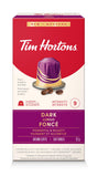Tim Hortons Dark Lungo Capsules, Nespresso Original Line Compatible Capsules, 10 Count