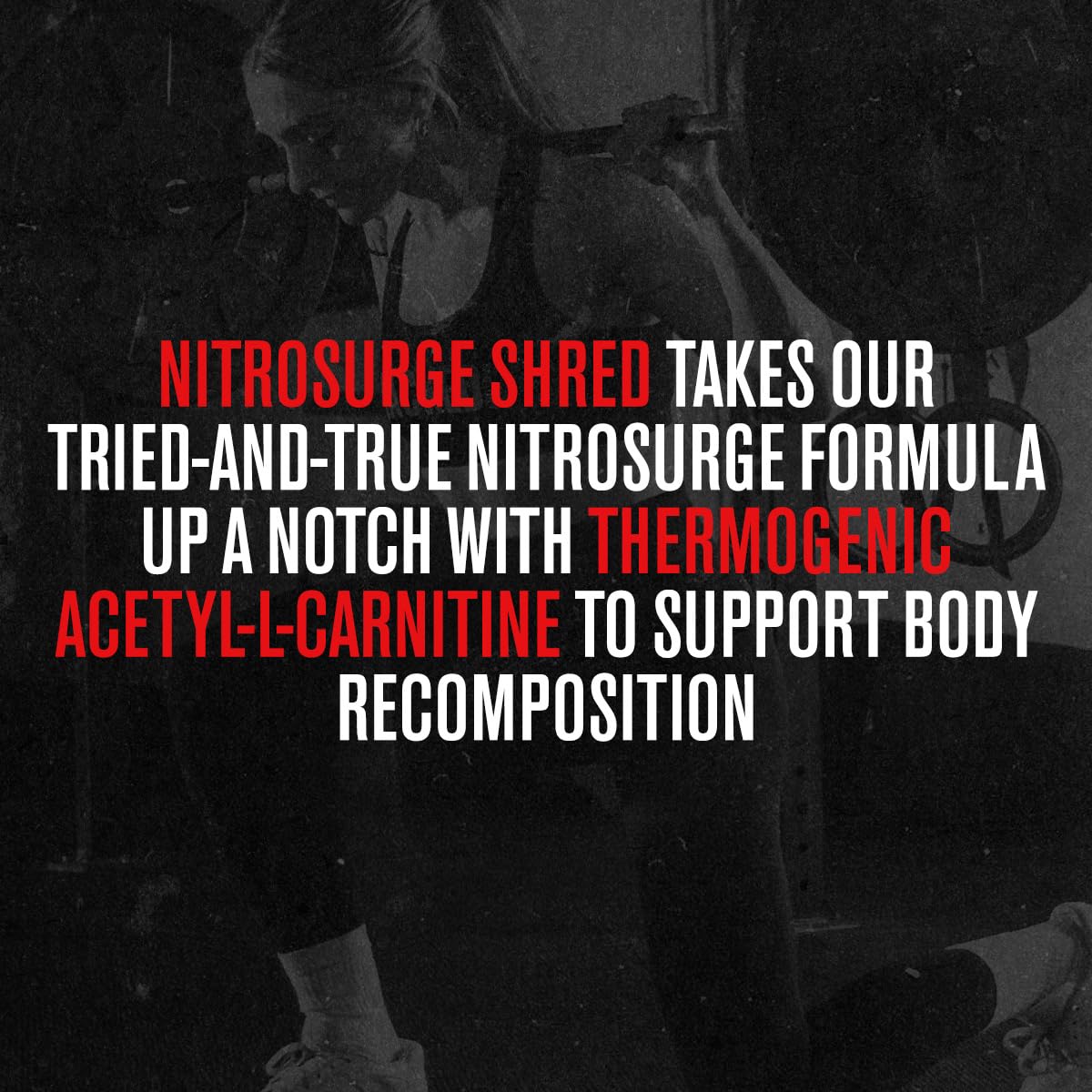NITROSURGE Shred Thermogenic Pre Workout Supplement - Energy Booster, Instant Strength Gains, Sharp Focus, Powerful Pumps - Nitric Oxide Booster & PreWorkout Powder - 30Sv, Orange Pineapple