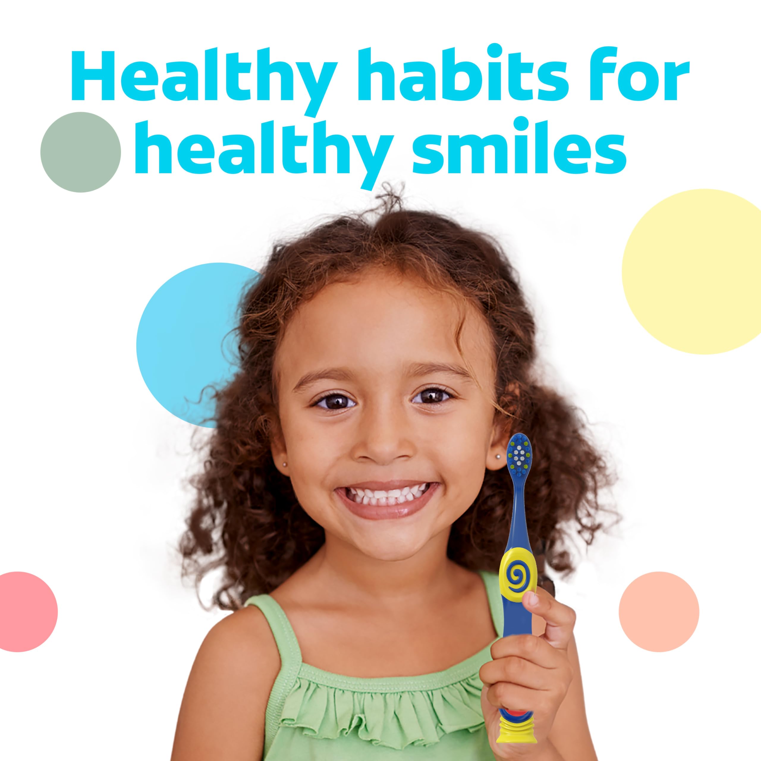 Colgate Kids Full Size Toothbrush (2 Pack) with Extra Soft Bristles for Ages 2 and Up, Toddler Toothbrush Featuring Bluey, Suction Cup for Easy Storage, Gentle for Toddlers