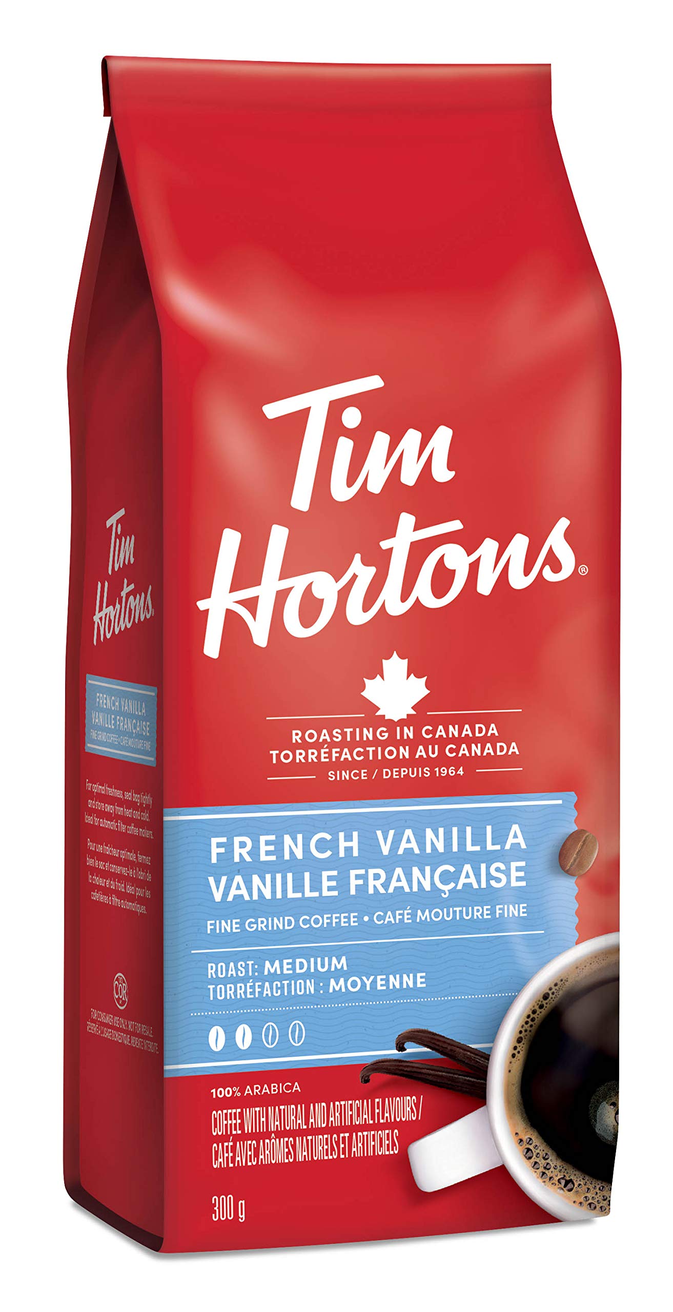 Tim Horton's French Vanilla Coffee, 300 Grams