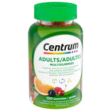 Centrum MultiGummies, Adult Multivitamin Multivitamins/Minerals Gummies for Men & Women, Cherry, Berry, and Orange Flavour, 150 Count (Packaging May Vary)