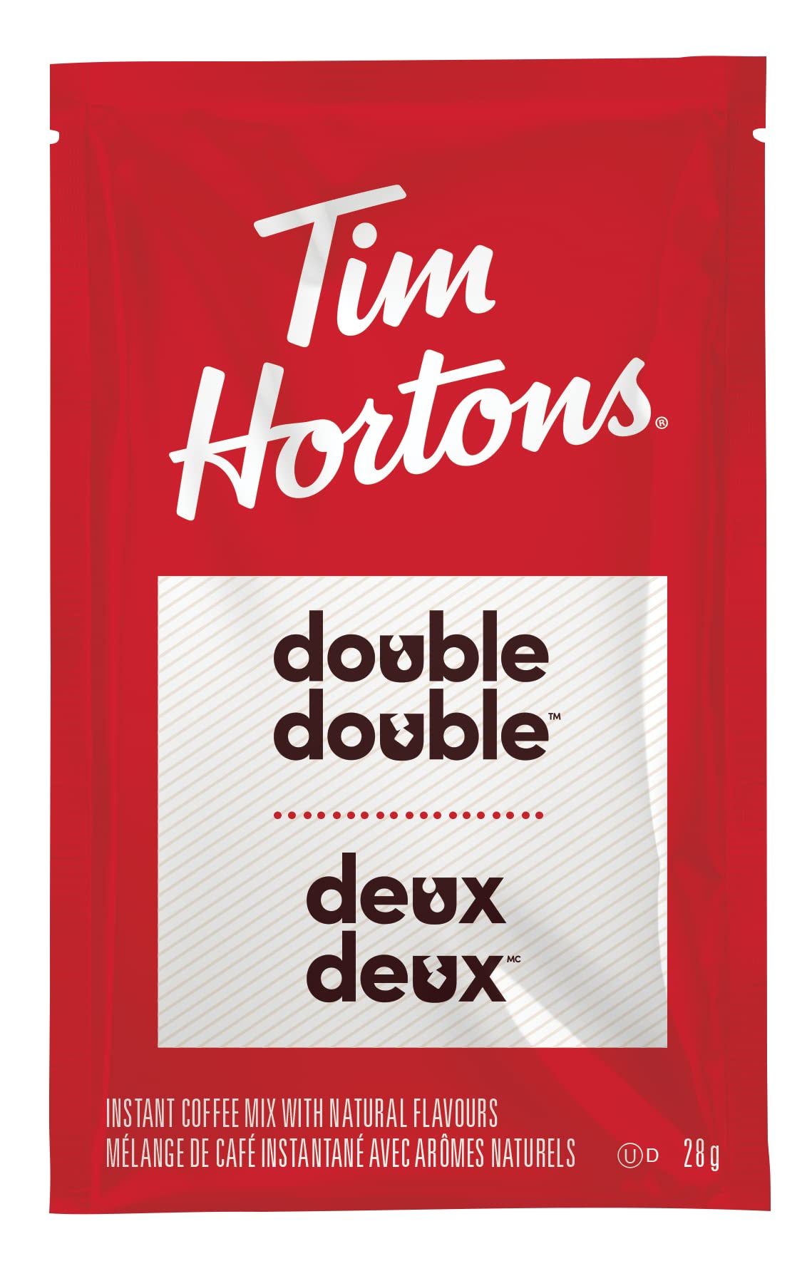 Tim Hortons Double Double Packets, 8 Count (Pack of 2)